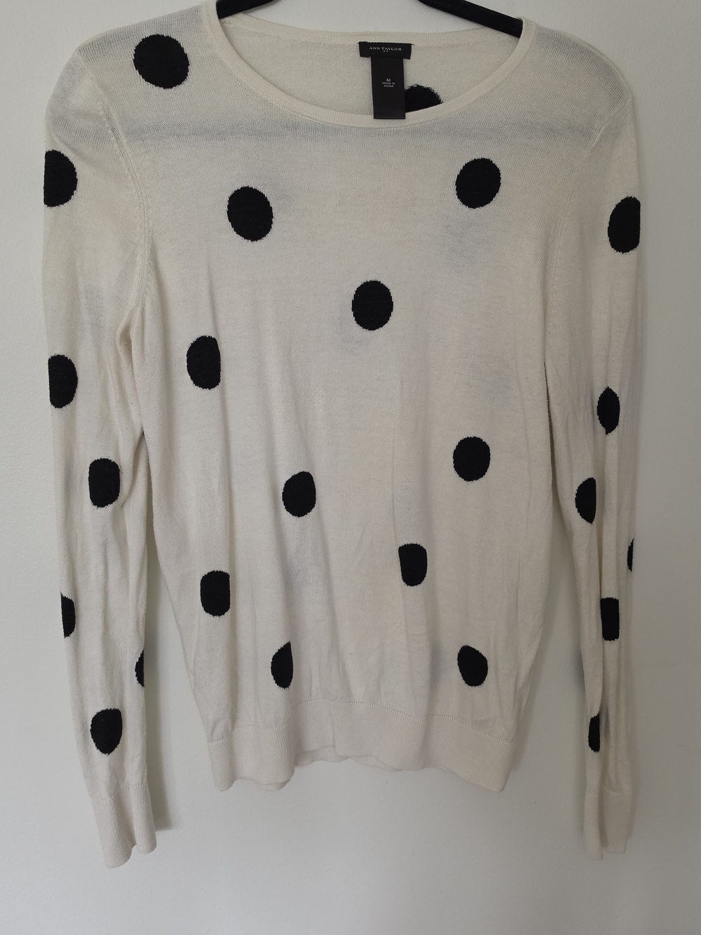 Ann Taylor Polka Dot Sweater